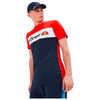 Ellesse Morbila Tee Red/Navy/White Stylish Men's Cotton Crew Neck Top