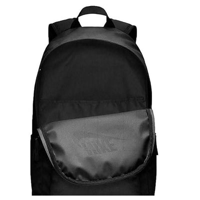 Nike Classic Logo Backpack Black Unisex School Bag Lightweight Durable Travel Pack