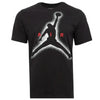 Nike Air Jordan Large Logo Tee Black Men's Tee Casual Comfort  & Stylish