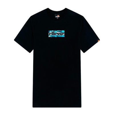 ELLESSE Subbio Tee Black Men's Casual T-Shirt Short Sleeve Cotton Logo Top