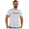 Sergio Tacchini mens tee white/navy casual crew neck t-shirt