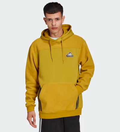 Adidas  SHERPA FLEECE HOODIE MUSTARD