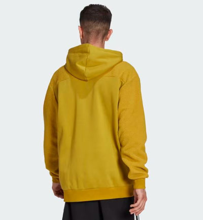 Adidas  SHERPA FLEECE HOODIE MUSTARD