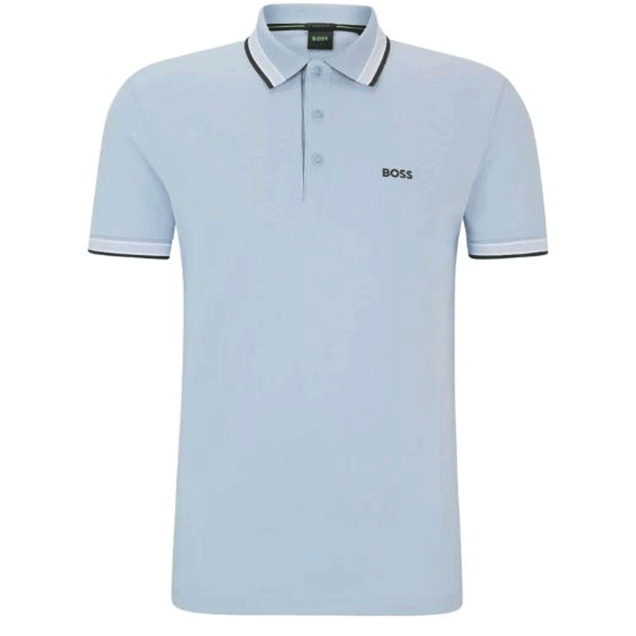 Boss Paddy Tipped  Natural Light Blue  Polo T-Shirt