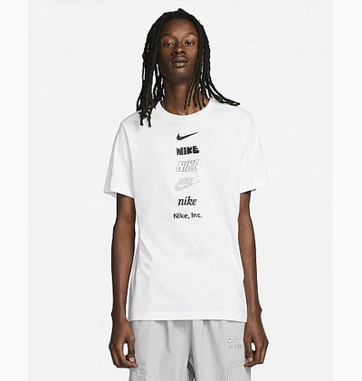 NIKE TACK STACK LOGO TEE WHITE