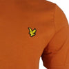 LYLE & SCOTT   CREW TEE TOBACCO ORANGE