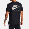 NIKE AIR T-Shirt - Black Cotton Crew Neck Men's Summer Retro Style T shirt