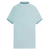 Fred Perry Men's Twin Tipped Polo L Blue/Teal/Navy Casual Icon Shirt