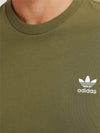 Adidas Essential Tee Olive Green Men's Casual T-Shirt