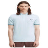 Fred Perry Men's Twin Tipped Polo L Blue/Teal/Navy Casual Icon Shirt