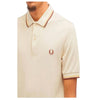 Fred Perry Twin Tipped Polo Shirt Oat/Honey - Classic Fit Men's