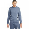 NIKE STACK LOGO CREW SUIT BLUE