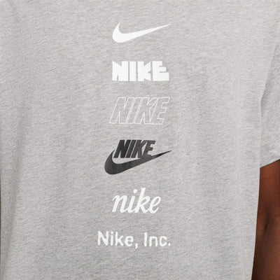 NIKE STACK LOGO TEE GREY