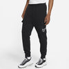 NIKE MULTI SWOOSH LOGO CREW SUIT BLACK