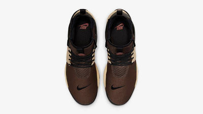 Nike Air Presto Trainers Mens Brown Lace Up Dark Brown Gym RunningTrainers
