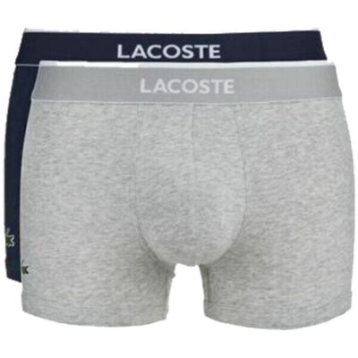 Lacoste 2 Pack Trunks Cotton Stretch Boxers Briefs Shorts 2 Pair Underwear Size - MRGOUTLETS