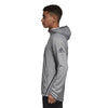 Adidas Mens Hoodie Sports Freelift Hoody Full Zip Running Top Grey Size XS 2XL