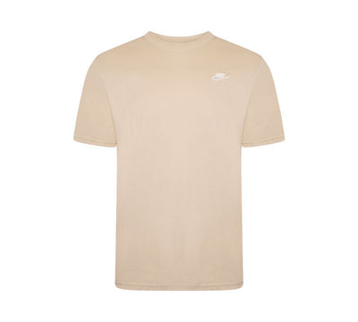 Nike T Shirt Mens Short Sleeve Tee Gym Running T Shirt Beige Sports Tee - MRGOUTLETS