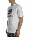 Nike Mens T Shirt Air Max NSW Jersey Cotton T-Shirt TShirt Crew Tops White - MRGOUTLETS