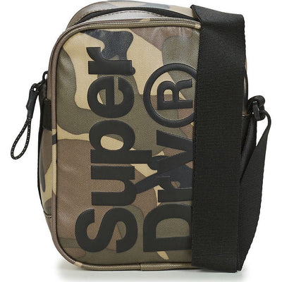 Superdry Bag Camo Unisex Side Bag Messenger Bag Adjustable Strap Zip