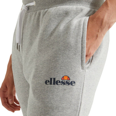 Ellesse Mens Joggers Sweatpants Fleece Casual Running Bottoms Cuffed Sweat Pants - MRGOUTLETS