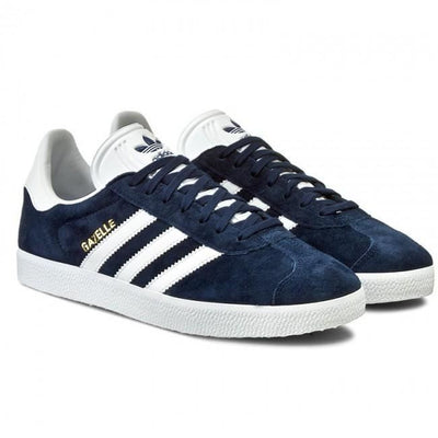 Adidas Mens Gazelle Trainers Navy Originals Retro Suede Trainers - MRGOUTLETS