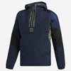 Adidas Mens Anorak Puffy Jacket Full Zip Puffer Jacket Sports Jacket Navy - MRGOUTLETS