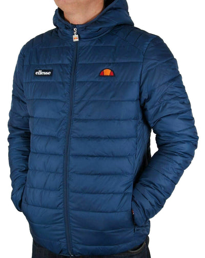 Ellesse Padded Jacket Coat Classic Hoodie Lombardy Coats Full Zip Jacket - MRGOUTLETS