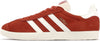 Adidas  Gazelle Mens Low Top Lace Up Trainers Gym Sneakers Red Classic Trainers - MRGOUTLETS