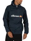 Ellesse Jacket Overhead Hoodie Quarter Zip Hoody Kangaroo Pockets Tops - MRGOUTLETS