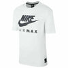 Nike Mens T Shirt Air Max NSW Jersey Cotton T-Shirt TShirt Crew Tops White - MRGOUTLETS