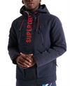 Superdry Jacket Sneakin Mens Jacket Waterproof Navy Ultimate Hoodie Jacket - MRGOUTLETS