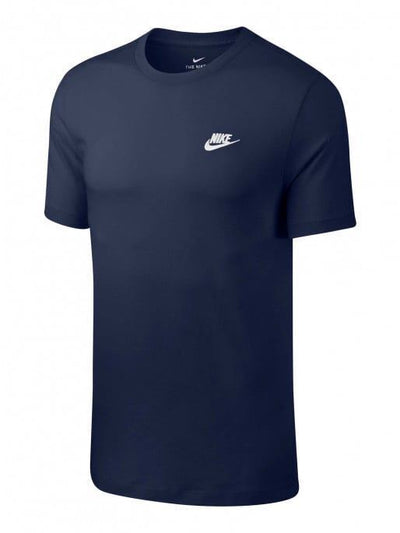 Nike T-Shirt Mens Short Sleeve T Shirt Gym Tee Running Top Navy - MRGOUTLETS