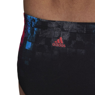 Adidas Mens Pro Swimsuit Solid Trunks Swimwear Underwear Pool Briefs Black