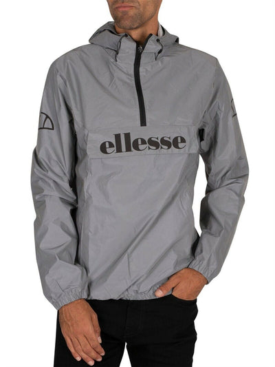 Ellesse Jacket Mens Running Jacket Pullover 1/4 Zip Track Top Jackets - MRGOUTLETS