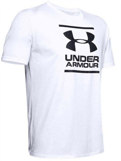 Under Armour T Shirt Mens White Gym Tee Short Sleeve T-Shirt Pullover - MRGOUTLETS