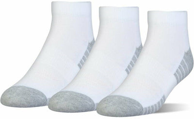 Under Armour Mens Womens 3 Pairs Pack Ankle Low UA Heatgear Socks