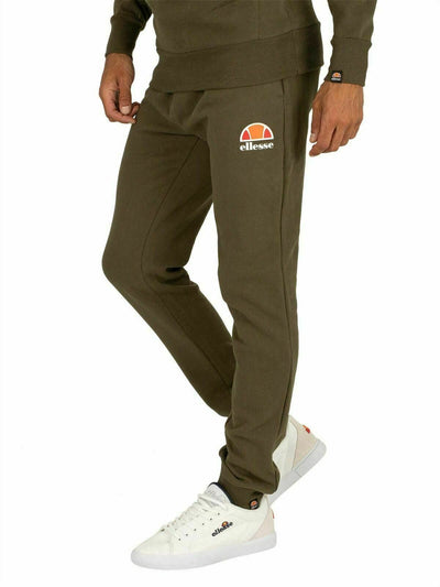 Ellesse Mens Joggers Sweatpants Fleece Casual Running Bottoms Cuffed Sweat Pants - MRGOUTLETS