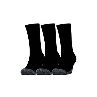 Under Armour Socks Unisex Heat Gear Sports Socks Gym Running Socks Black