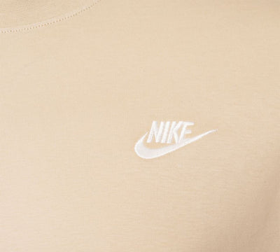 Nike T Shirt Mens Short Sleeve Tee Gym Running T Shirt Beige Sports Tee - MRGOUTLETS