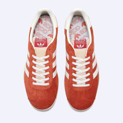 Adidas  Gazelle Mens Low Top Lace Up Trainers Gym Sneakers Red Classic Trainers - MRGOUTLETS