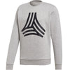 Adidas Mens Tracksuit Crew Sweat Top Sweatshirt Tango Cotton Fleece Tops Grey - MRGOUTLETS