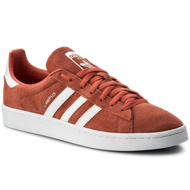 Adidas Campus Trainers Unisex Classic Peach Sneakers Low Top Trainers - MRGOUTLETS