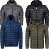 Ellesse Padded Jacket Coat Classic Hoodie Lombardy Coats Full Zip Jacket - MRGOUTLETS