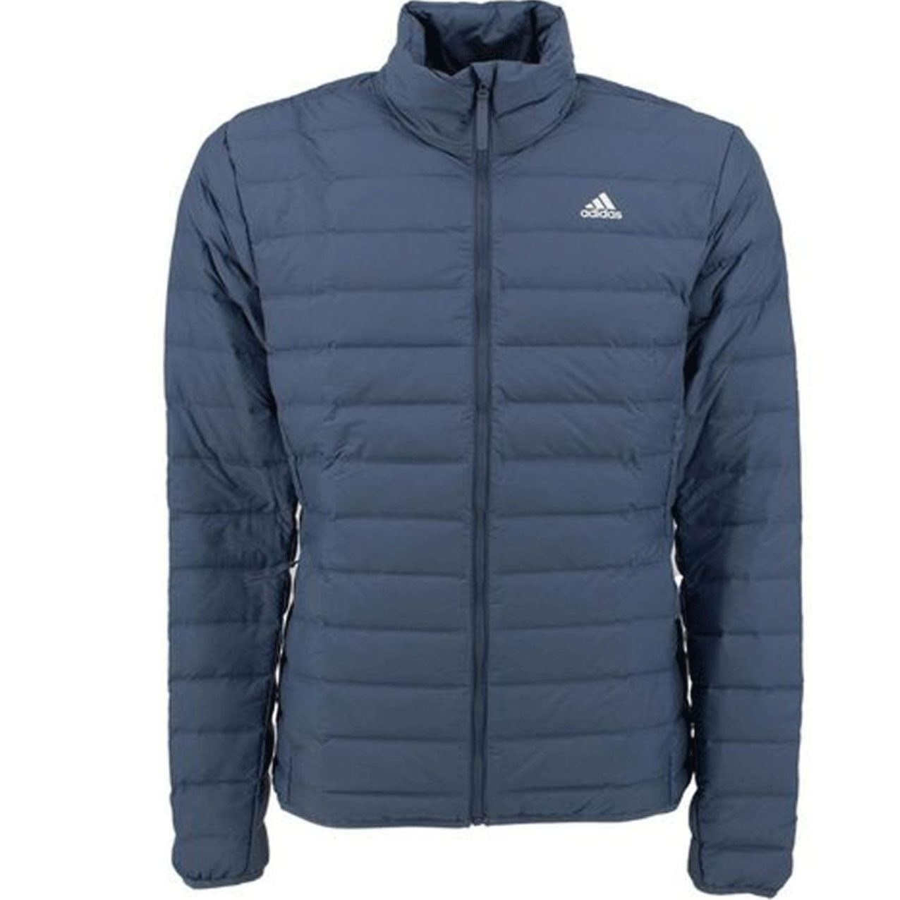Adidas Mens Jacket Varilite Tech Ink Jacket Long Sleeve Full Zip Jacket Blue - MRGOUTLETS