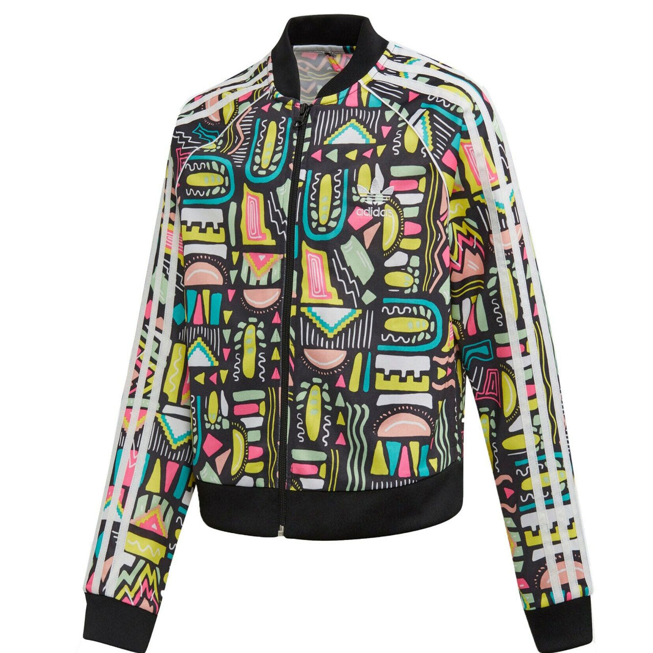 Adidas Originals Jacket Girls Cropped SST Track Jacket Urban Street jacket - MRGOUTLETS