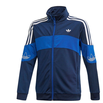 Adidas Kids Boys Bandrix Track Jacket Full Sleeve Sports 3 Stripes Tracksuit Top - MRGOUTLETS