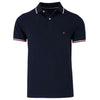 TOMMY HILFIGER CORE TIPPED POLO DESERT SKY