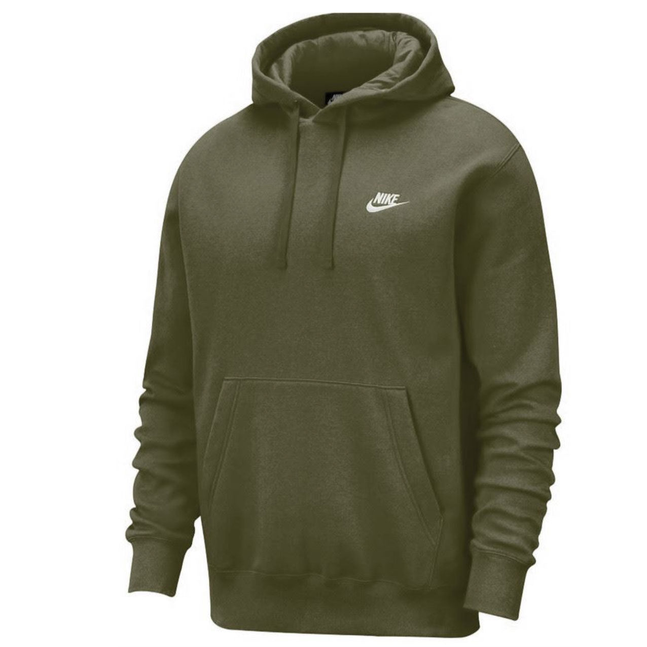 Nike Hoodie Mens Gym Running Top Long Sleeve Pullover Hoodie Green - MRGOUTLETS
