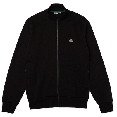 LACOSTE  FULL ZIP SWEAT BLACK